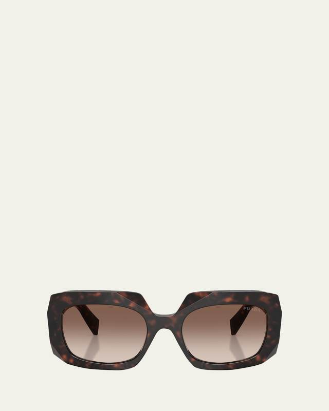 PR B23SF Acetate Square Sunglasses